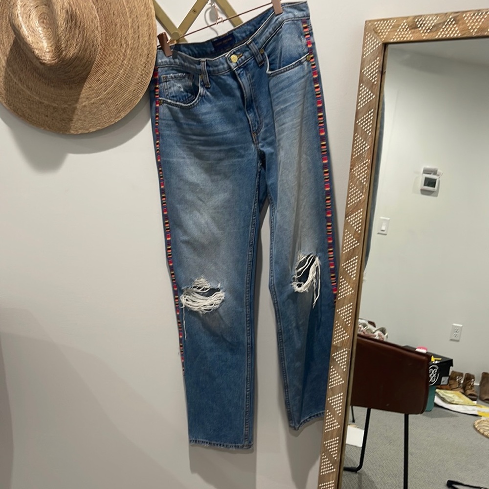 Ramy Brooke like new jeans with colorful inseam.  Size 27